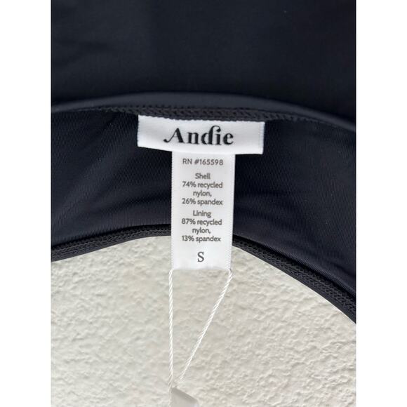 Andie Swim the Amalfi Eco Nylon One Piece in Black S NWT - Picture 10 of 12